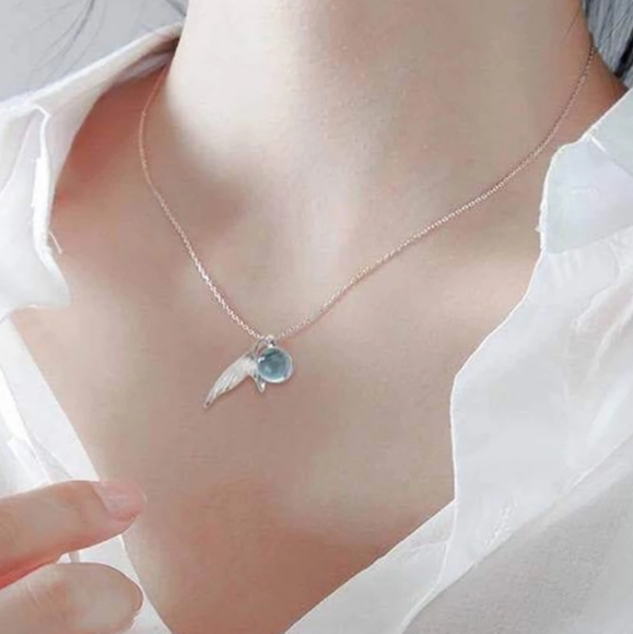 Sterling Silver S925 Mermaid Tail Necklace - Picture 10 of 13